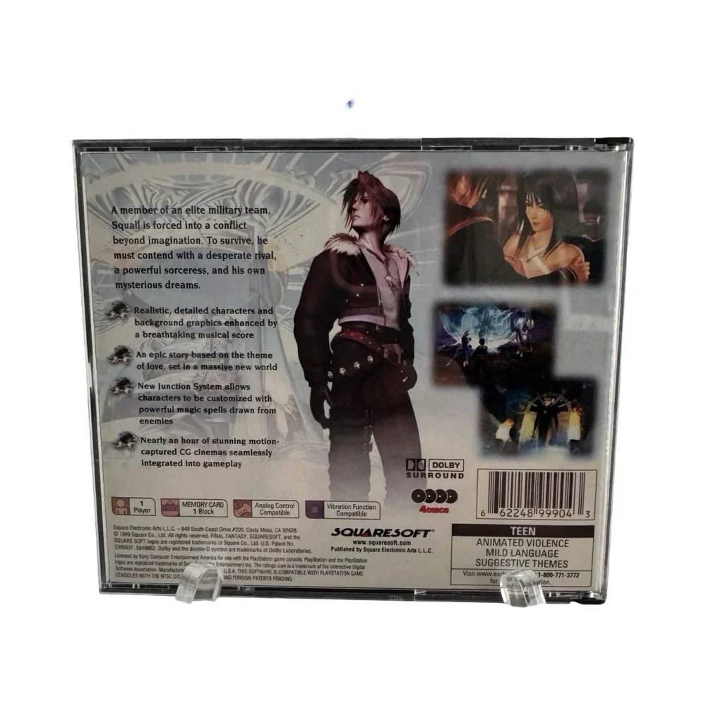 Final Fantasy VIII Sony PlayStation 1 PS1 Greatest Hits 4-Disc Set CIB Manual